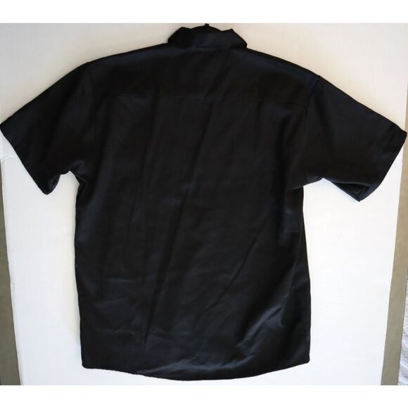 Milwaukee Leather MDM11669 Men's Sz M Black Button-Up Heavy Duty Work Shirt - Picture 10 of 10